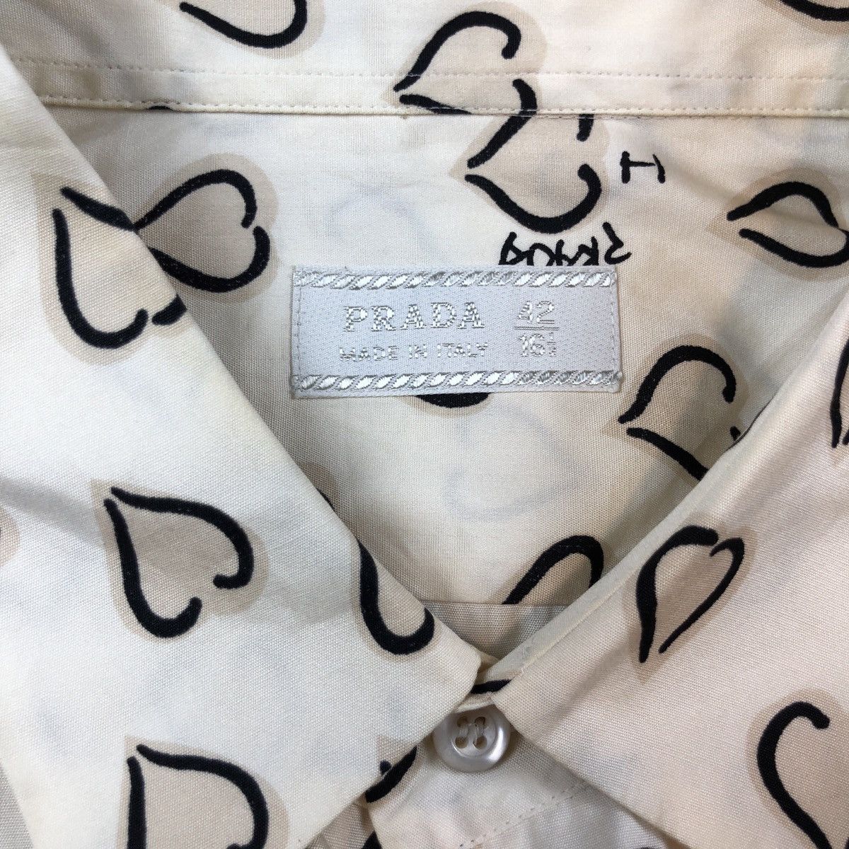 Prada Prada i Heart Prada Love Monogram Shirt Size US L / EU 52-54 / 3 - 9 Thumbnail