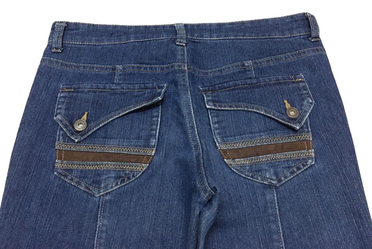 If Six Was Nine × Japanese Brand Very Rare Design Vintage Japanese Brand Flared Jeans 1990s Size US 32 / EU 48 - 4 Thumbnail