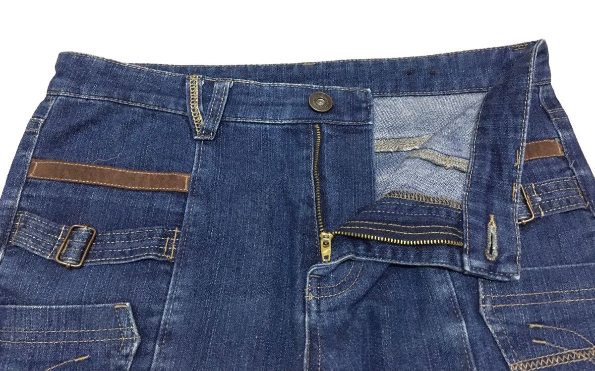 If Six Was Nine × Japanese Brand Very Rare Design Vintage Japanese Brand Flared Jeans 1990s Size US 32 / EU 48 - 6 Thumbnail
