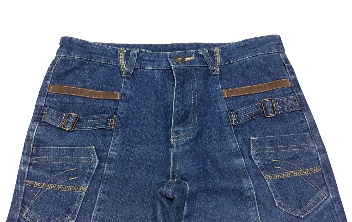 If Six Was Nine × Japanese Brand Very Rare Design Vintage Japanese Brand Flared Jeans 1990s Size US 32 / EU 48 - 3 Thumbnail