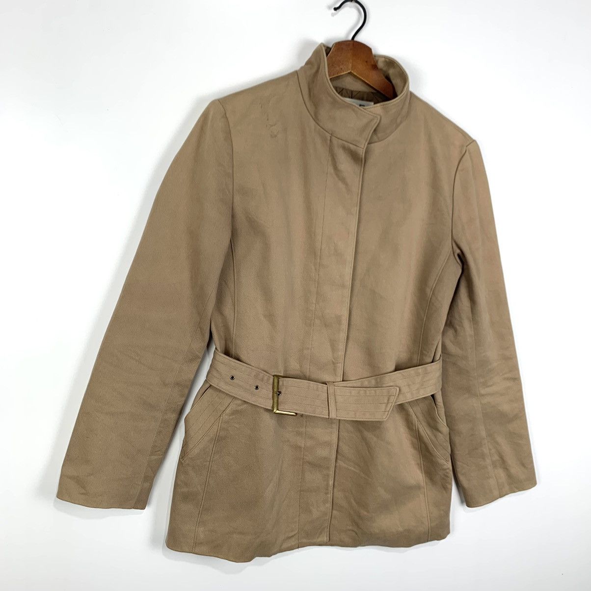 Japanese Brand Vintage SPB Button Up Trench Coat Jacket Size M / US 6-8 / IT 42-44 - 4 Thumbnail