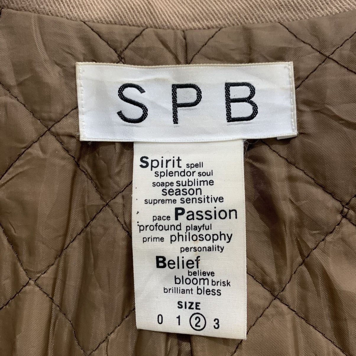 Japanese Brand Vintage SPB Button Up Trench Coat Jacket Size M / US 6-8 / IT 42-44 - 8 Thumbnail