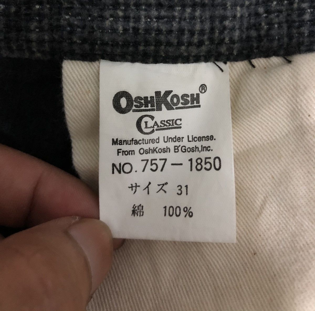 Oshkosh OSHKOSH CLASSIC THE GENUINE ARTICLE PANTS Size US 30 / EU 46 - 18 Thumbnail