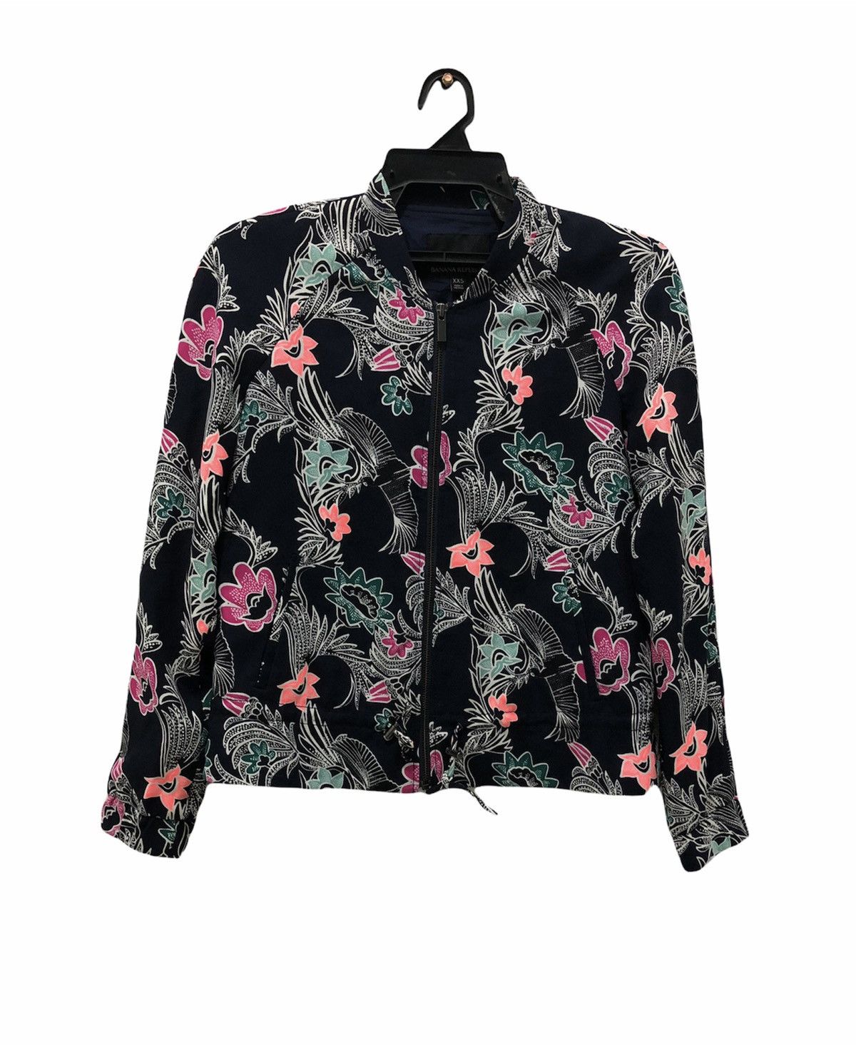 Banana Republic BANANA REPUBLIC Safari Jacket Print Flowers Geometric Size US XXS / EU 40 - 1 Thumbnail