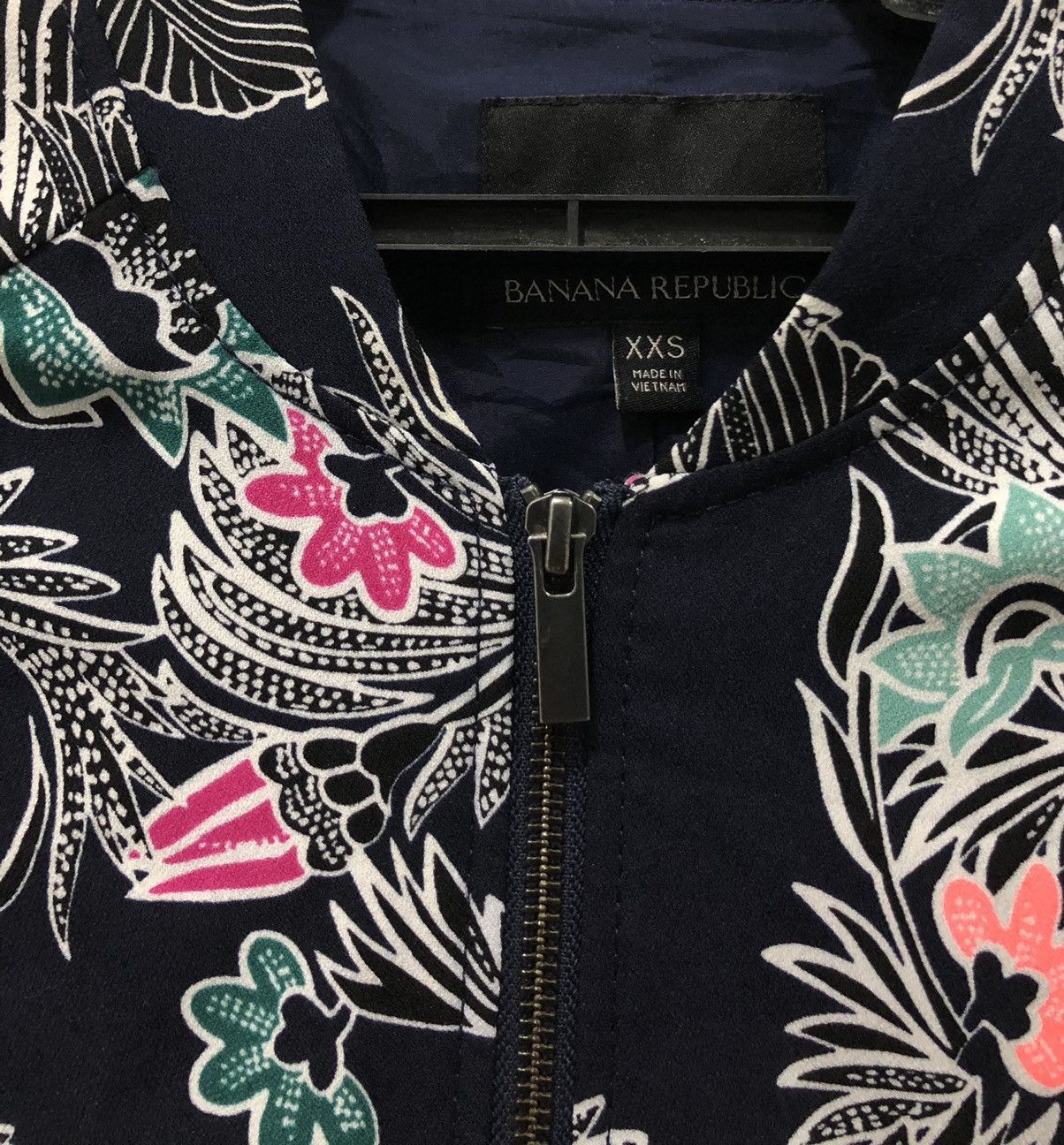 Banana Republic BANANA REPUBLIC Safari Jacket Print Flowers Geometric Size US XXS / EU 40 - 3 Thumbnail