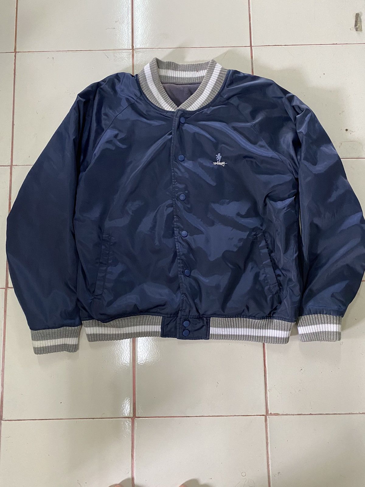 Billabong × Vintage Vintage x Billabong Rivesible Varsity Jacket Size US M / EU 48-50 / 2 - 1 Thumbnail
