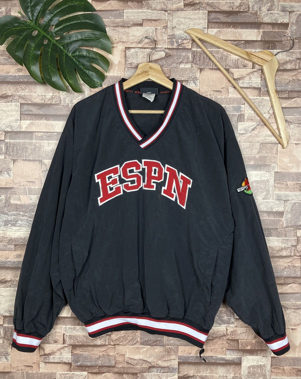 Japanese Brand ESPN embroidere big logo #35-2 Size US M / EU 48-50 / 2 - 1 Thumbnail