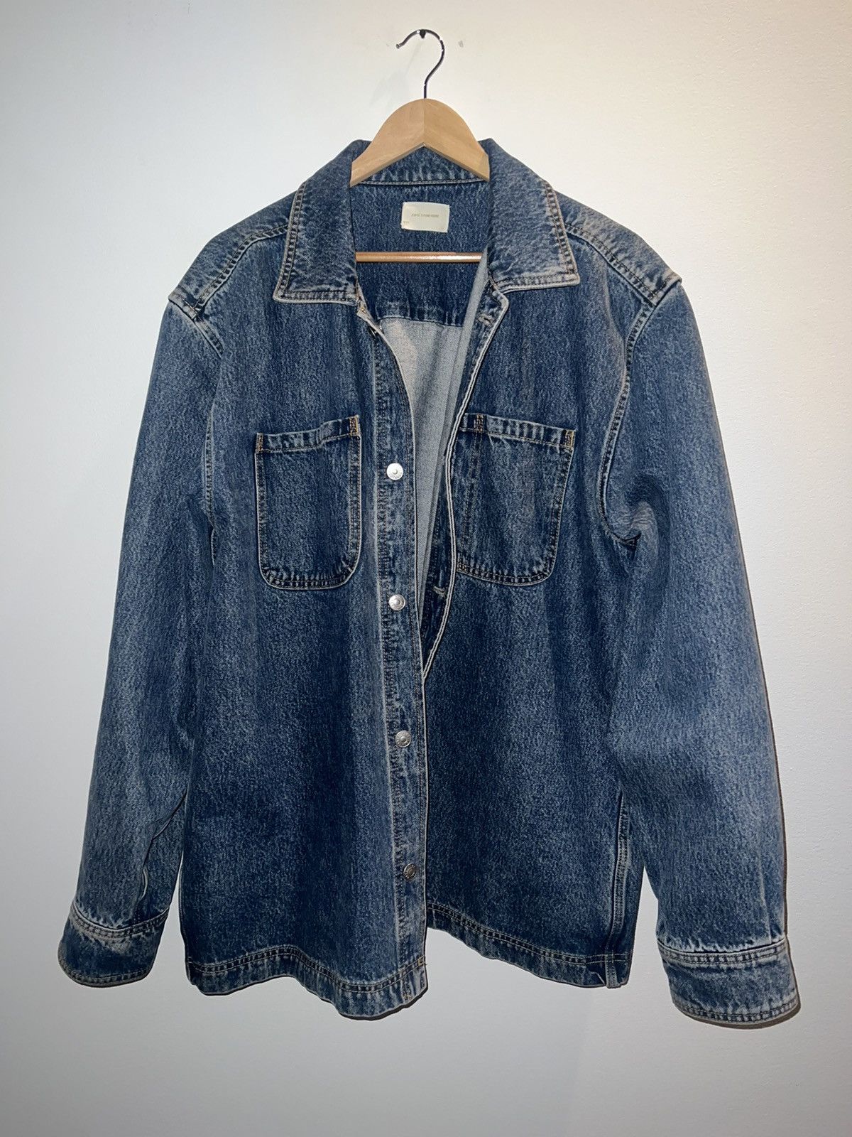 Aime Leon Dore Aime Leon Dore Denim Overshirt Fall/Winter 2021 Size US XXL / EU 58 / 5 - 1 Thumbnail