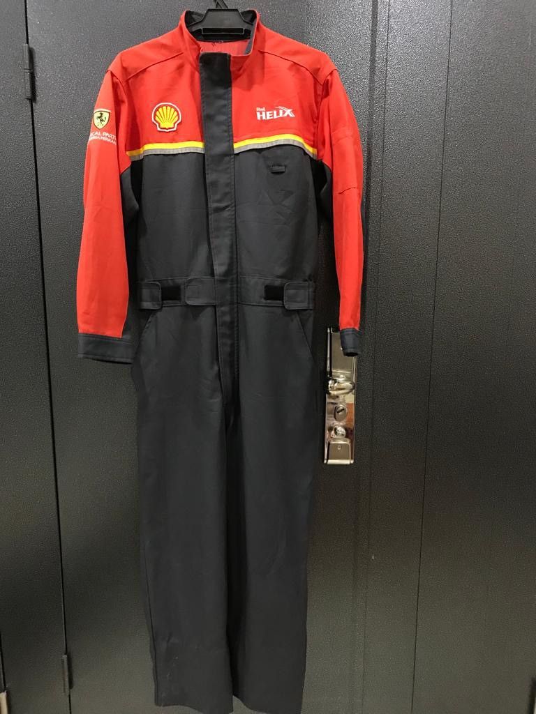 RARE Overalls Jacket By Shell Ferrari Nice Design #299-15