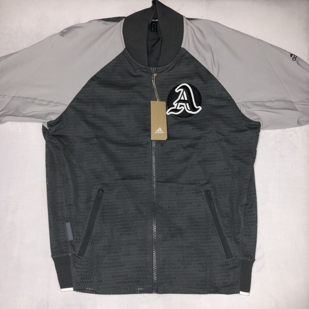 VRCT Grey Primeblue Zip-Up Hoodie Adidas UK