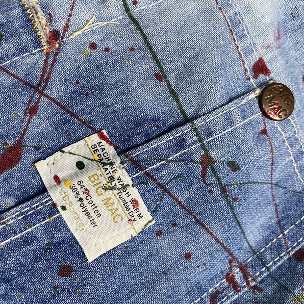 Big Mac × Vintage Big Mac square bak by Jc Penney paint splatted bib overall Size US 40 / EU 56 - 17 Thumbnail