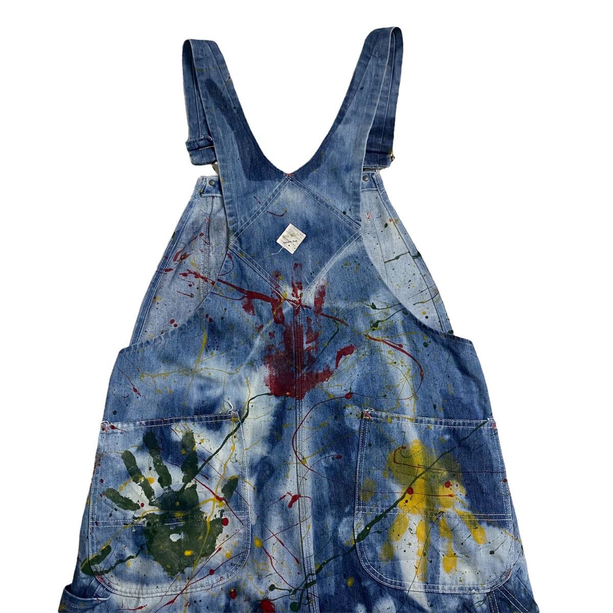Big Mac × Vintage Big Mac square bak by Jc Penney paint splatted bib overall Size US 40 / EU 56 - 6 Thumbnail