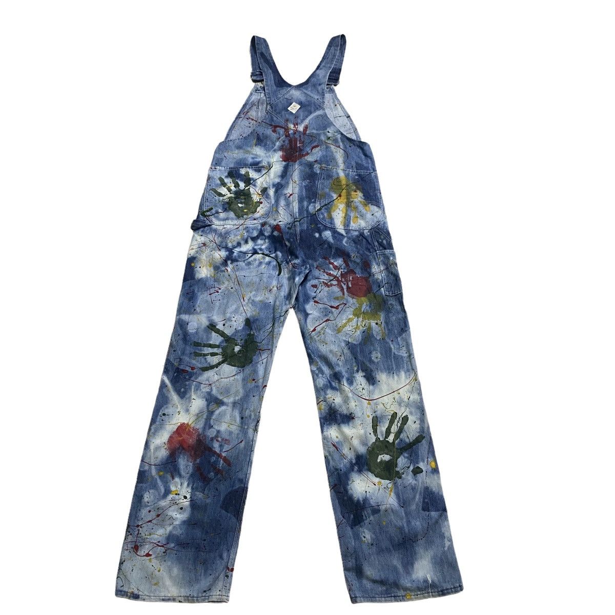 Big Mac × Vintage Big Mac square bak by Jc Penney paint splatted bib overall Size US 40 / EU 56 - 2 Thumbnail