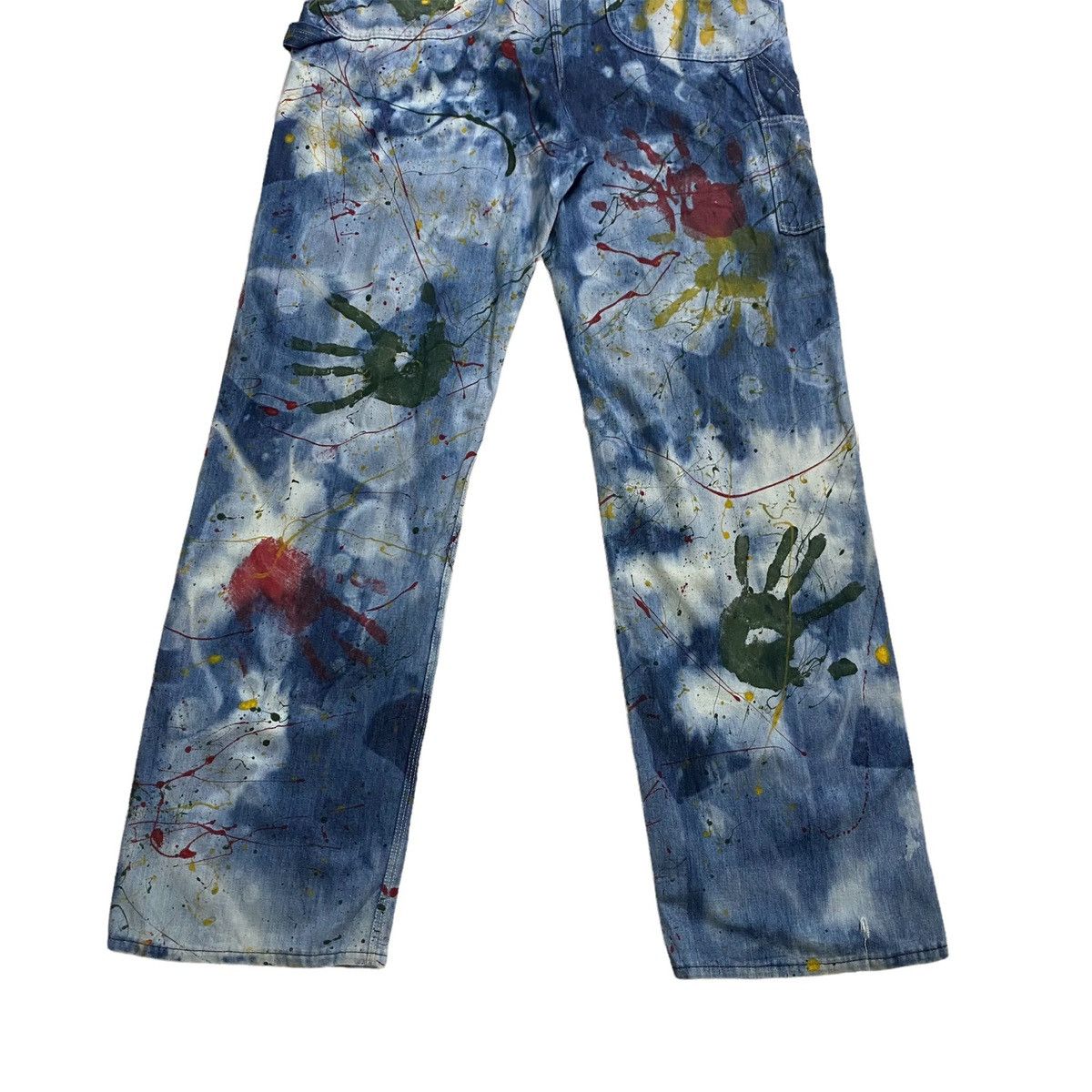 Big Mac × Vintage Big Mac square bak by Jc Penney paint splatted bib overall Size US 40 / EU 56 - 7 Thumbnail