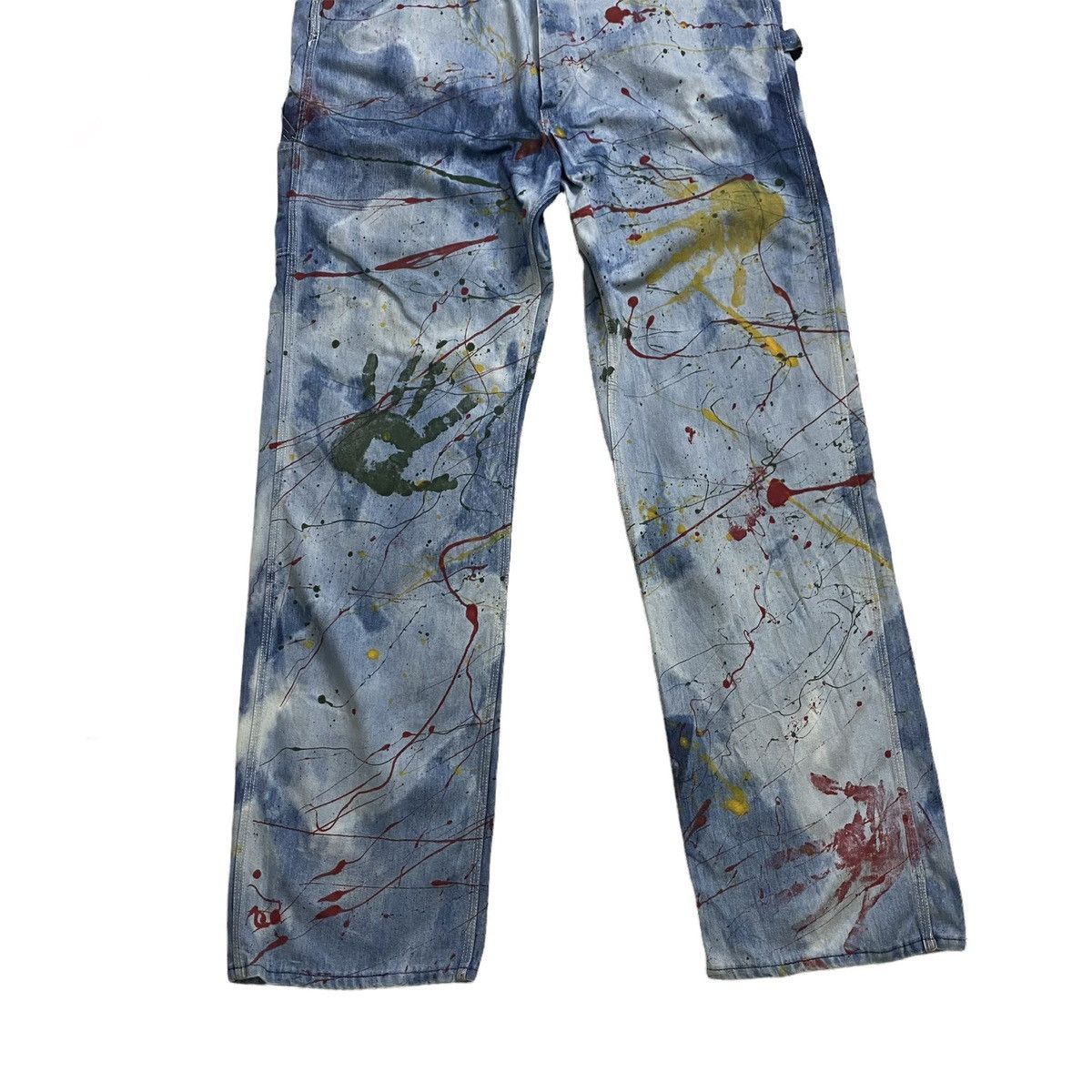 Big Mac × Vintage Big Mac square bak by Jc Penney paint splatted bib overall Size US 40 / EU 56 - 8 Thumbnail