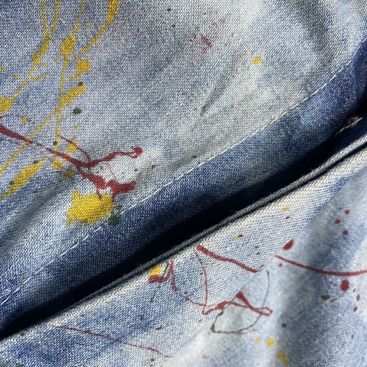 Big Mac × Vintage Big Mac square bak by Jc Penney paint splatted bib overall Size US 40 / EU 56 - 15 Thumbnail