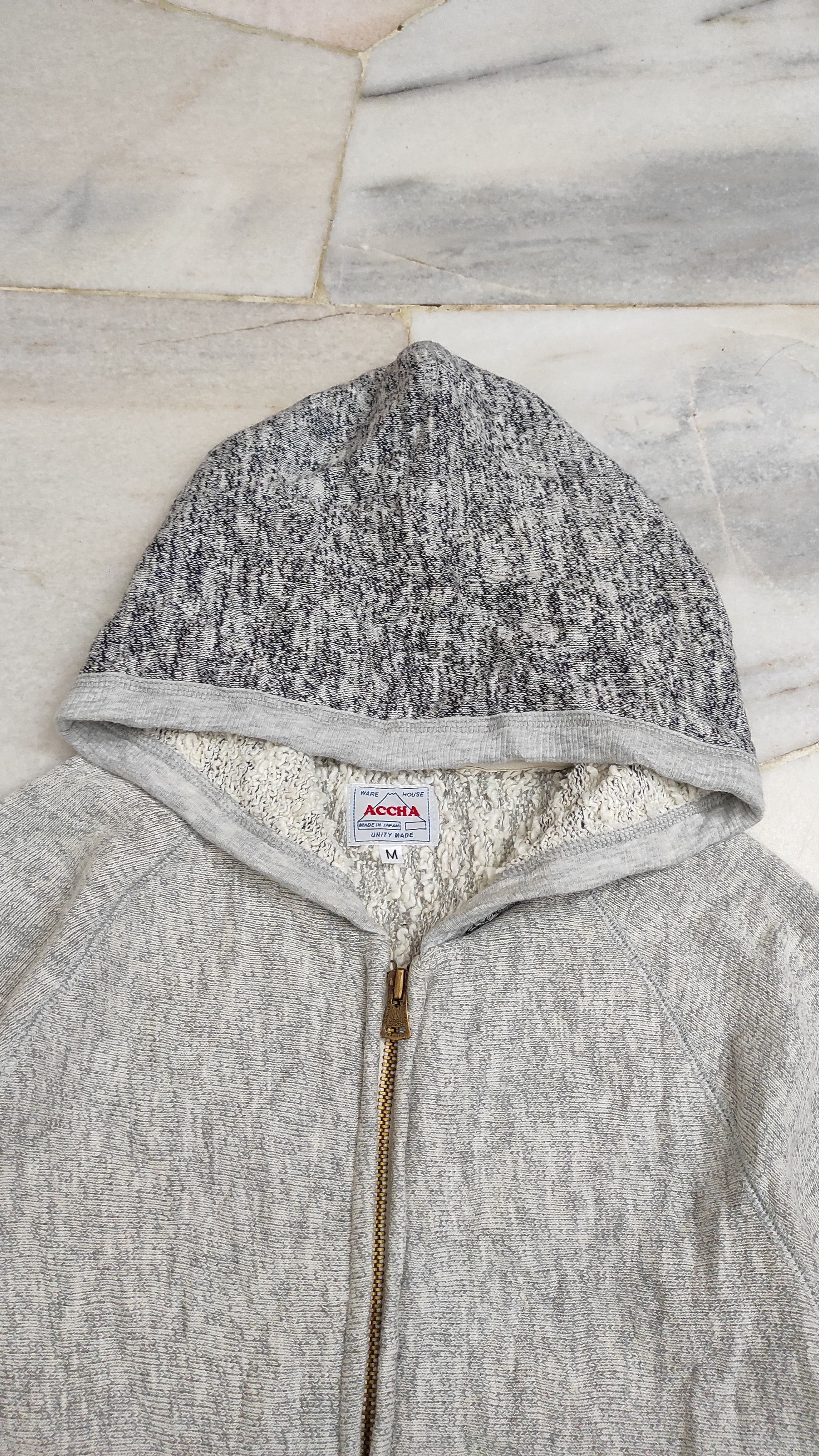 Japanese Brand Archive ACCHA WAREHOUSE UNITY MADE ZIP UP HOODIE Size US M / EU 48-50 / 2 - 12 Thumbnail