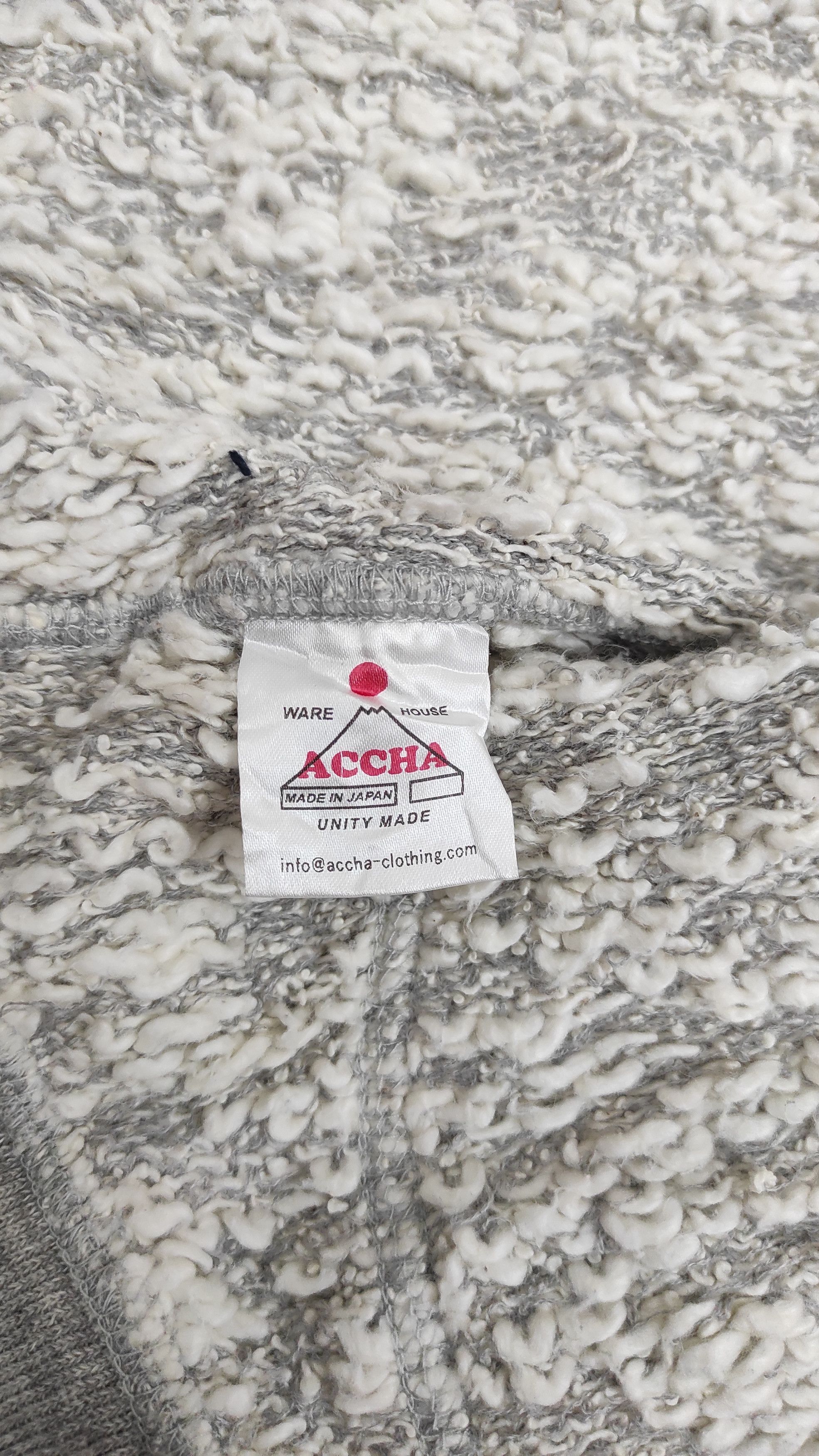 Japanese Brand Archive ACCHA WAREHOUSE UNITY MADE ZIP UP HOODIE Size US M / EU 48-50 / 2 - 5 Thumbnail