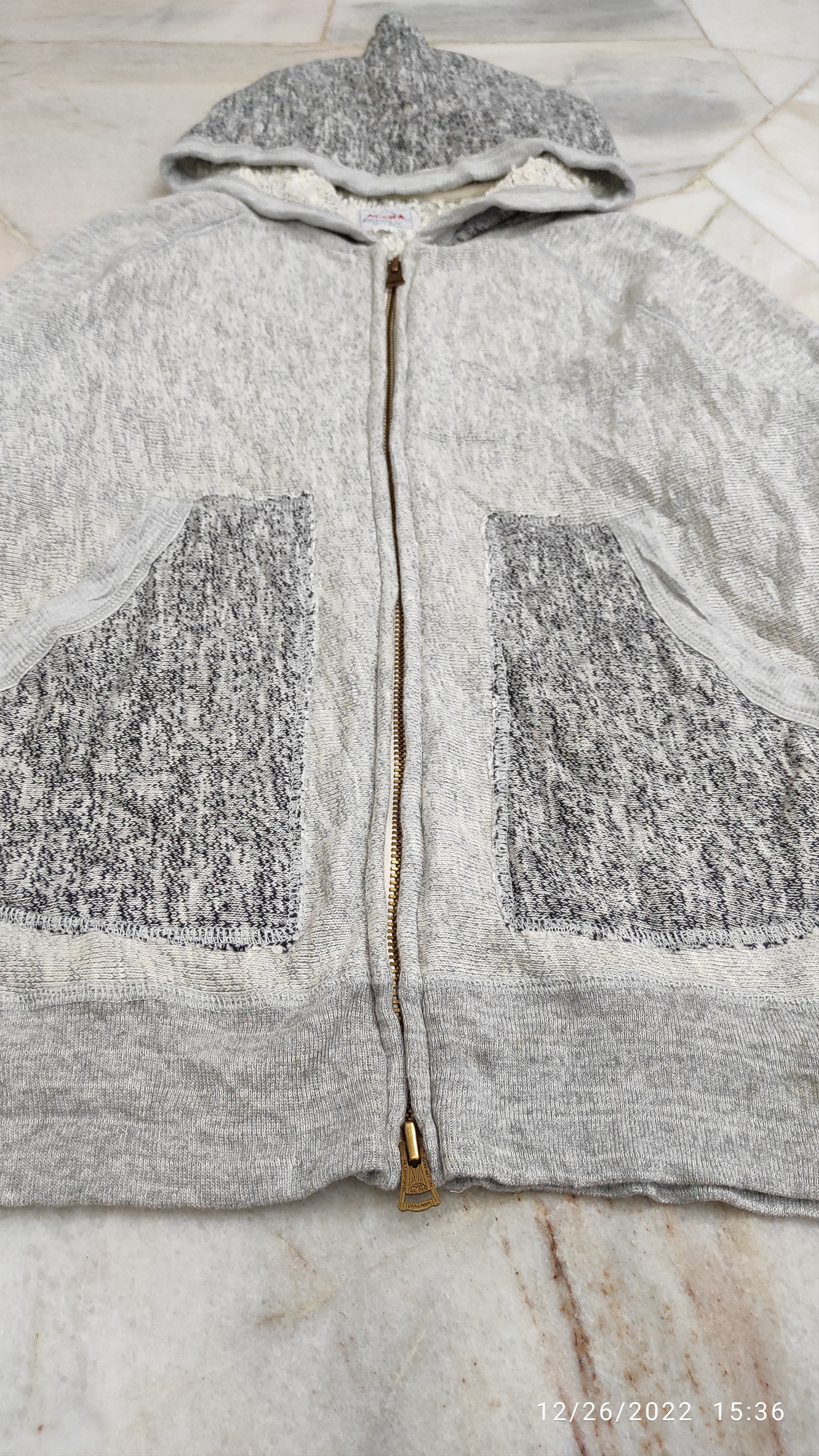 Japanese Brand Archive ACCHA WAREHOUSE UNITY MADE ZIP UP HOODIE Size US M / EU 48-50 / 2 - 14 Thumbnail