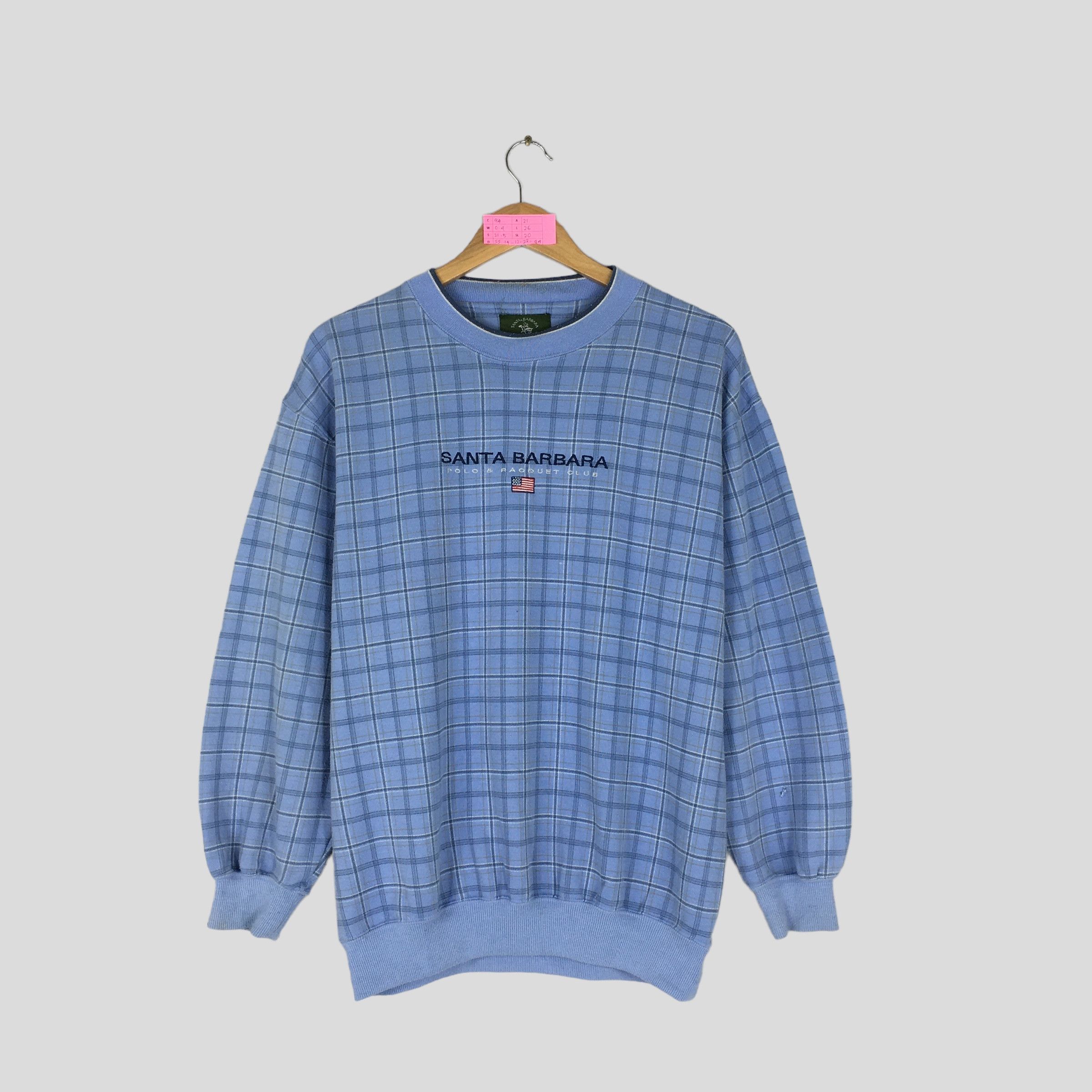 Vintage 90s SANTA BARBARA Polo Racquet Club Sweatshirt