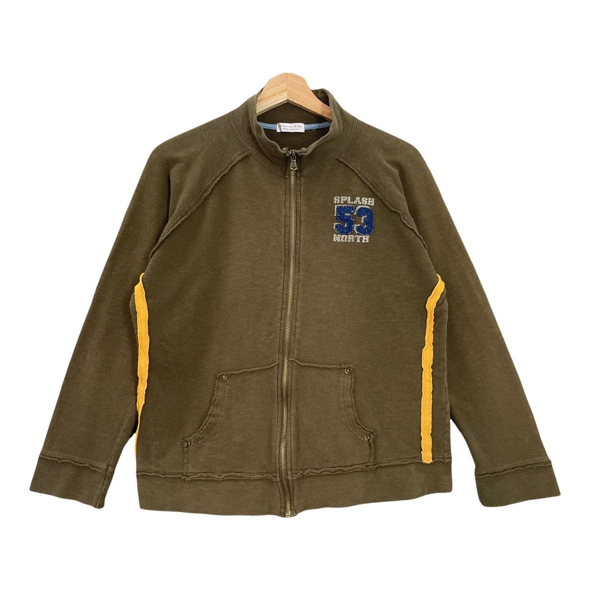 Japanese Brand Nice Design‼️SPLASH Zipper Sweater Style.. Size S Size US M / EU 48-50 / 2 - 4 Thumbnail