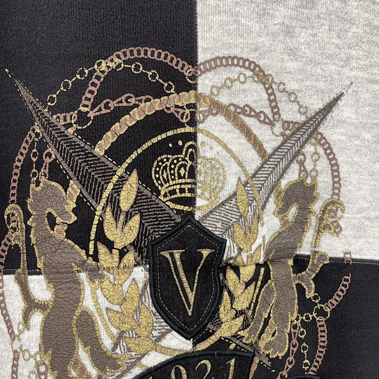 Valentino 90s Rudolph Valentino Big Logo Embroidered Sweater Size M Size US M / EU 48-50 / 2 - 7 Thumbnail