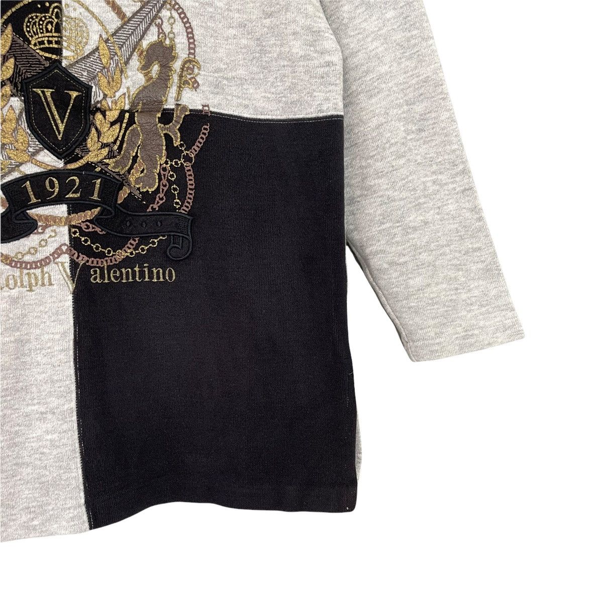 Valentino 90s Rudolph Valentino Big Logo Embroidered Sweater Size M Size US M / EU 48-50 / 2 - 8 Thumbnail