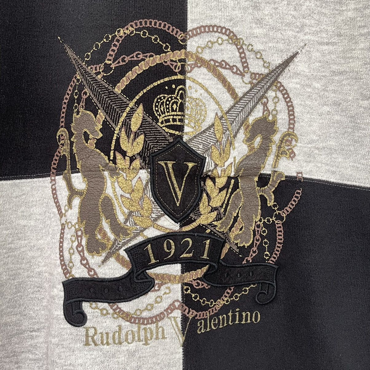 Valentino 90s Rudolph Valentino Big Logo Embroidered Sweater Size M Size US M / EU 48-50 / 2 - 5 Thumbnail