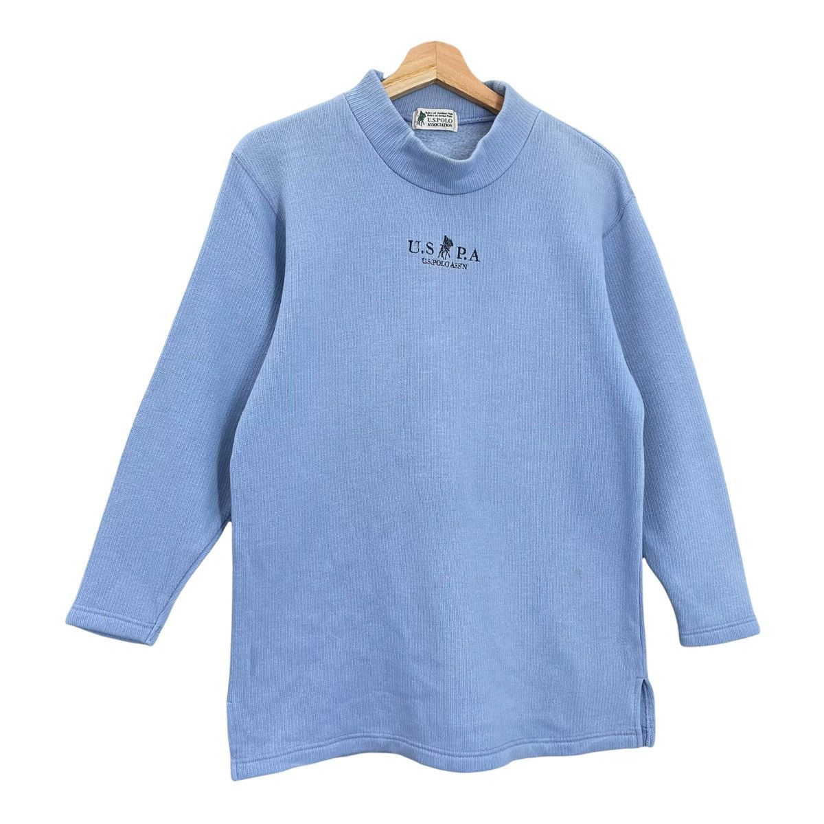 U.S. Polo Assn. 90s Us Polo Embroided Big Logo Crewneck Sweatshirt size M Size US M / EU 48-50 / 2 - 2 Thumbnail
