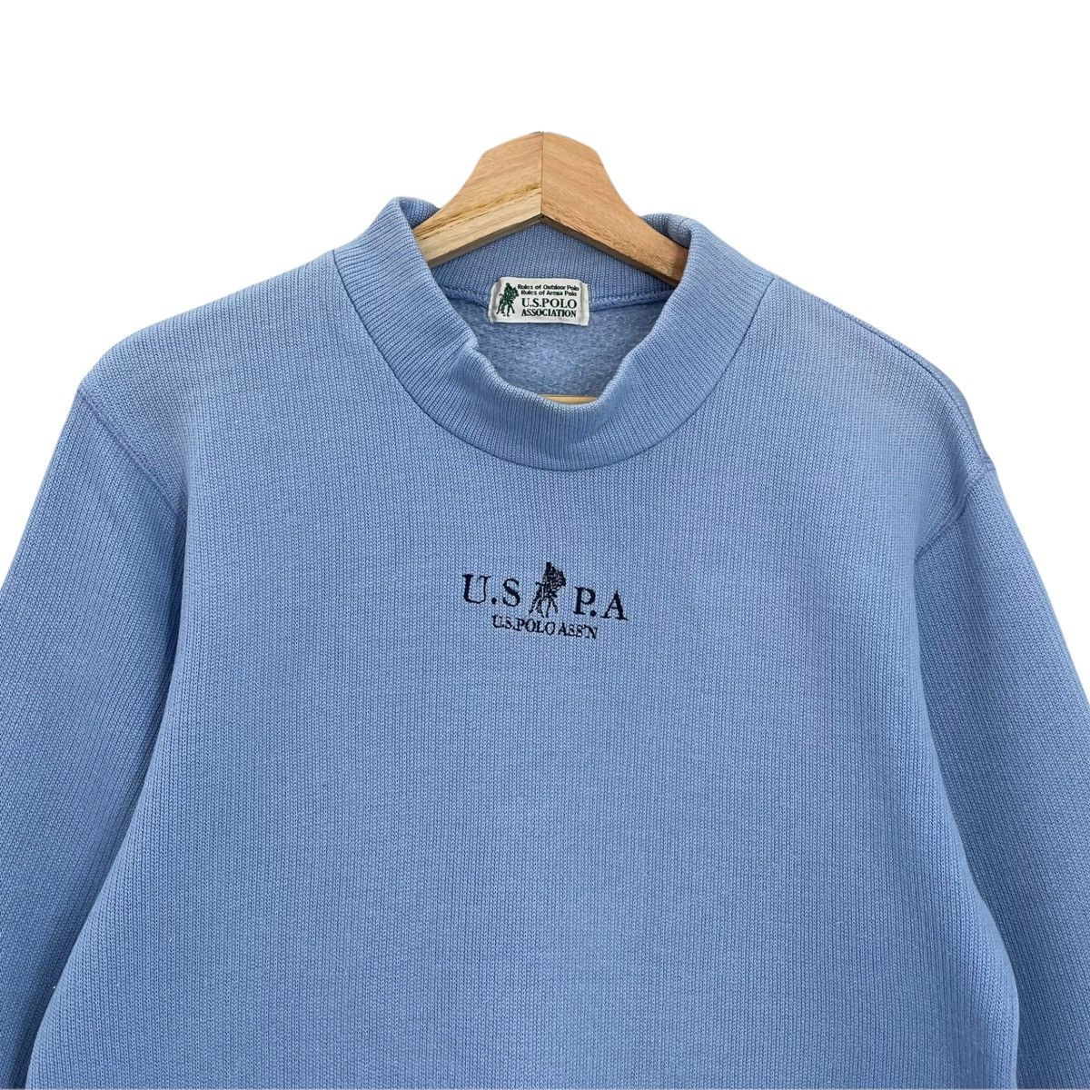U.S. Polo Assn. 90s Us Polo Embroided Big Logo Crewneck Sweatshirt size M Size US M / EU 48-50 / 2 - 4 Thumbnail