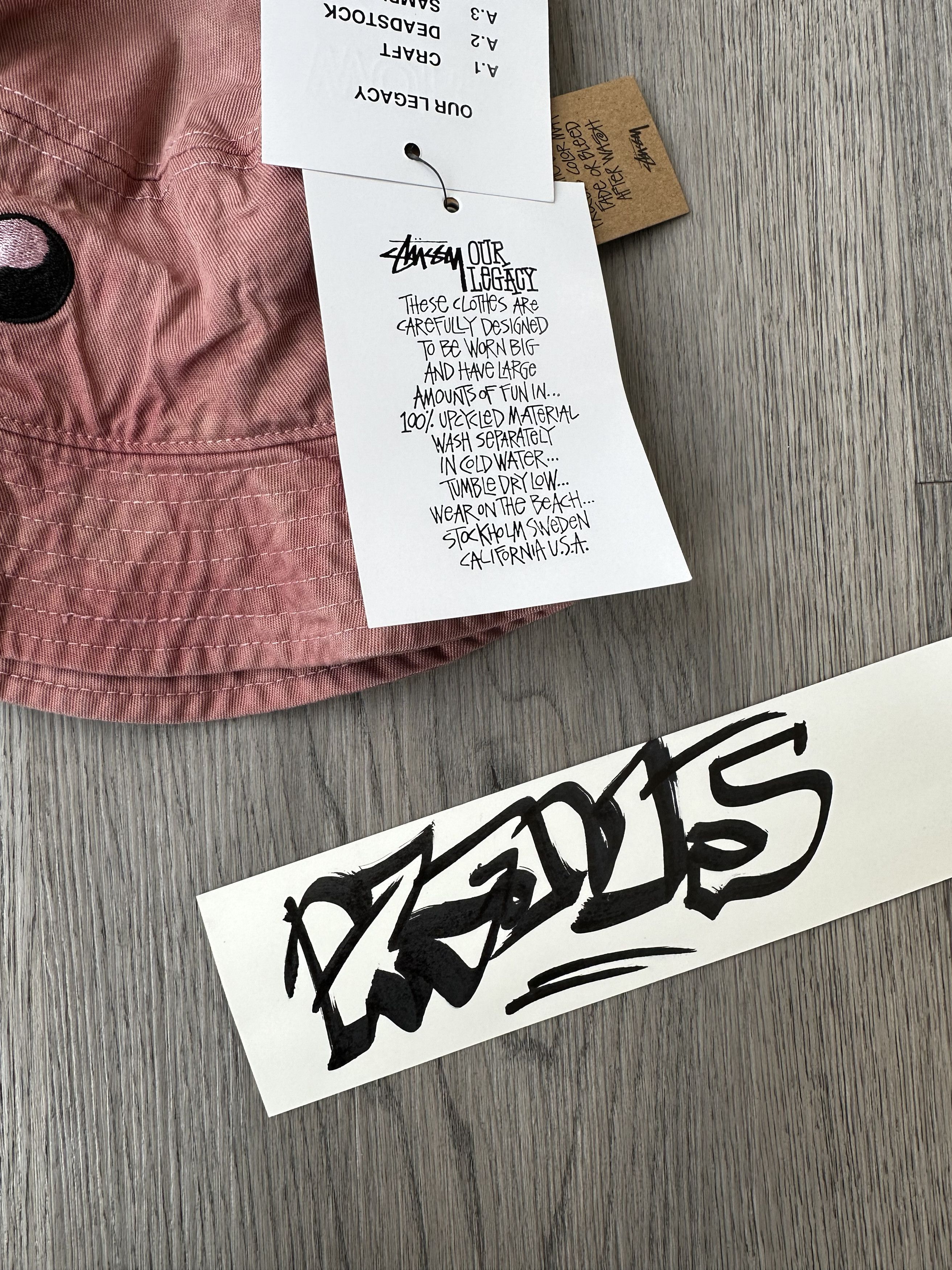 Our Legacy × Stussy Stussy x Our Legacy Hand Dyed Twill Bucket Hat - Size S/M Size ONE SIZE - 2 Thumbnail