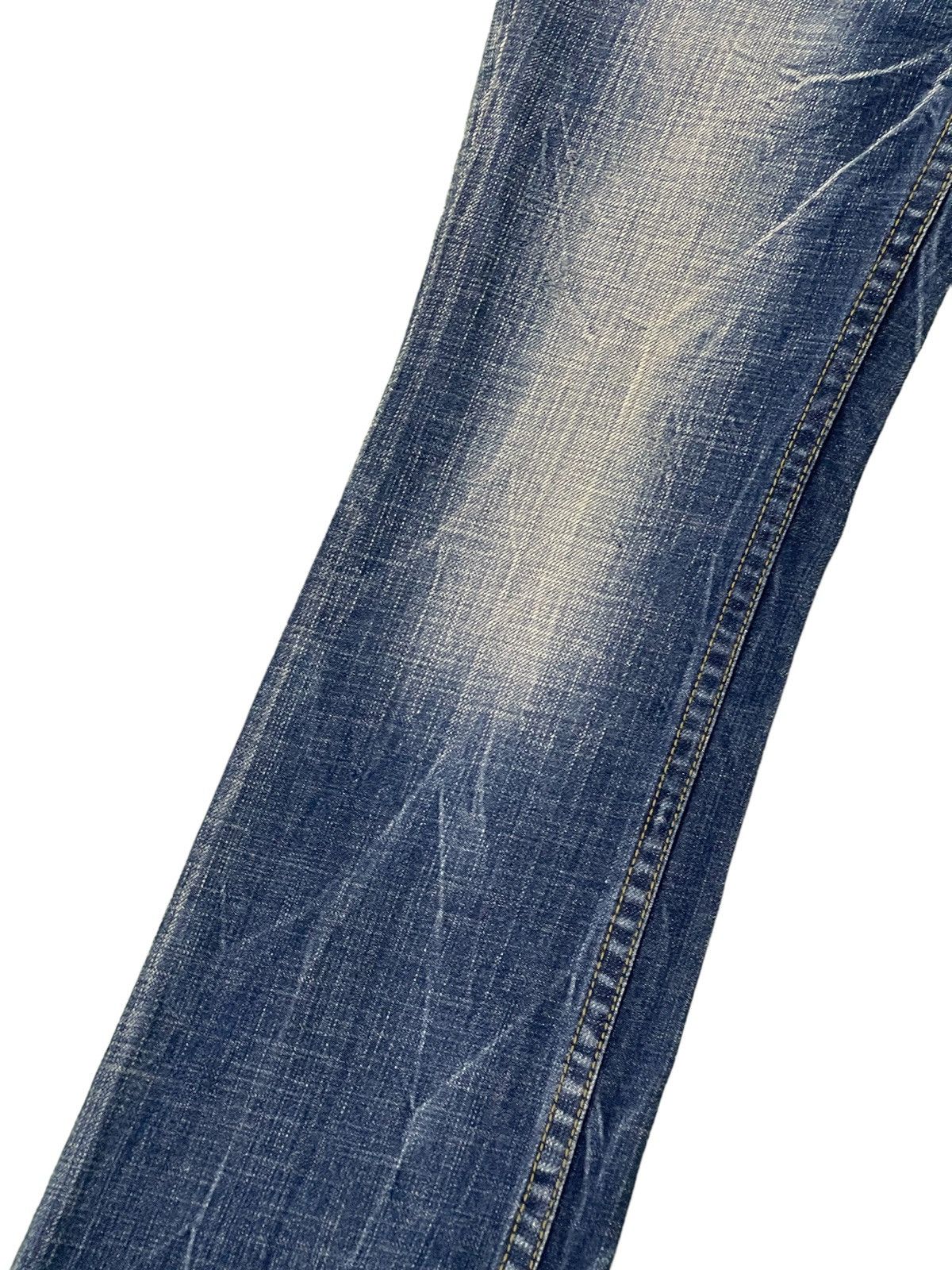 Japanese Brand Flare Jeans Lolitas Acid Wash Low Rise Boot Cut 3🟦8 Size US 29 - 6 Thumbnail