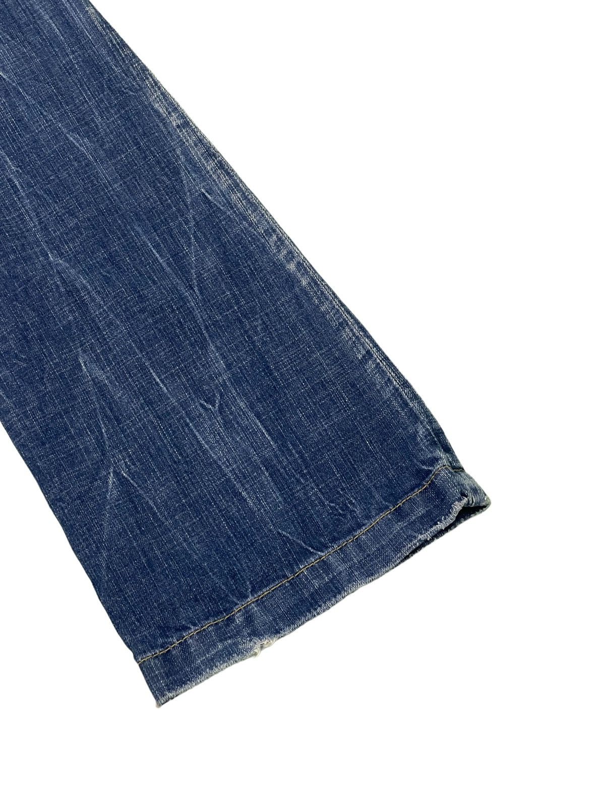 Japanese Brand Flare Jeans Lolitas Acid Wash Low Rise Boot Cut 3🟦8 Size US 29 - 15 Thumbnail