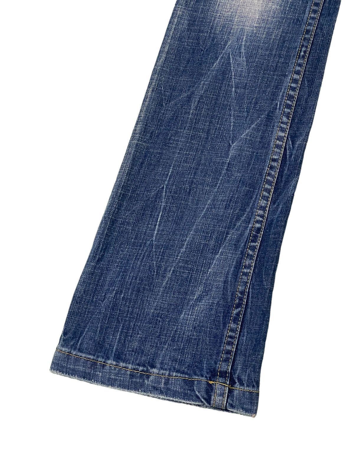 Japanese Brand Flare Jeans Lolitas Acid Wash Low Rise Boot Cut 3🟦8 Size US 29 - 5 Thumbnail