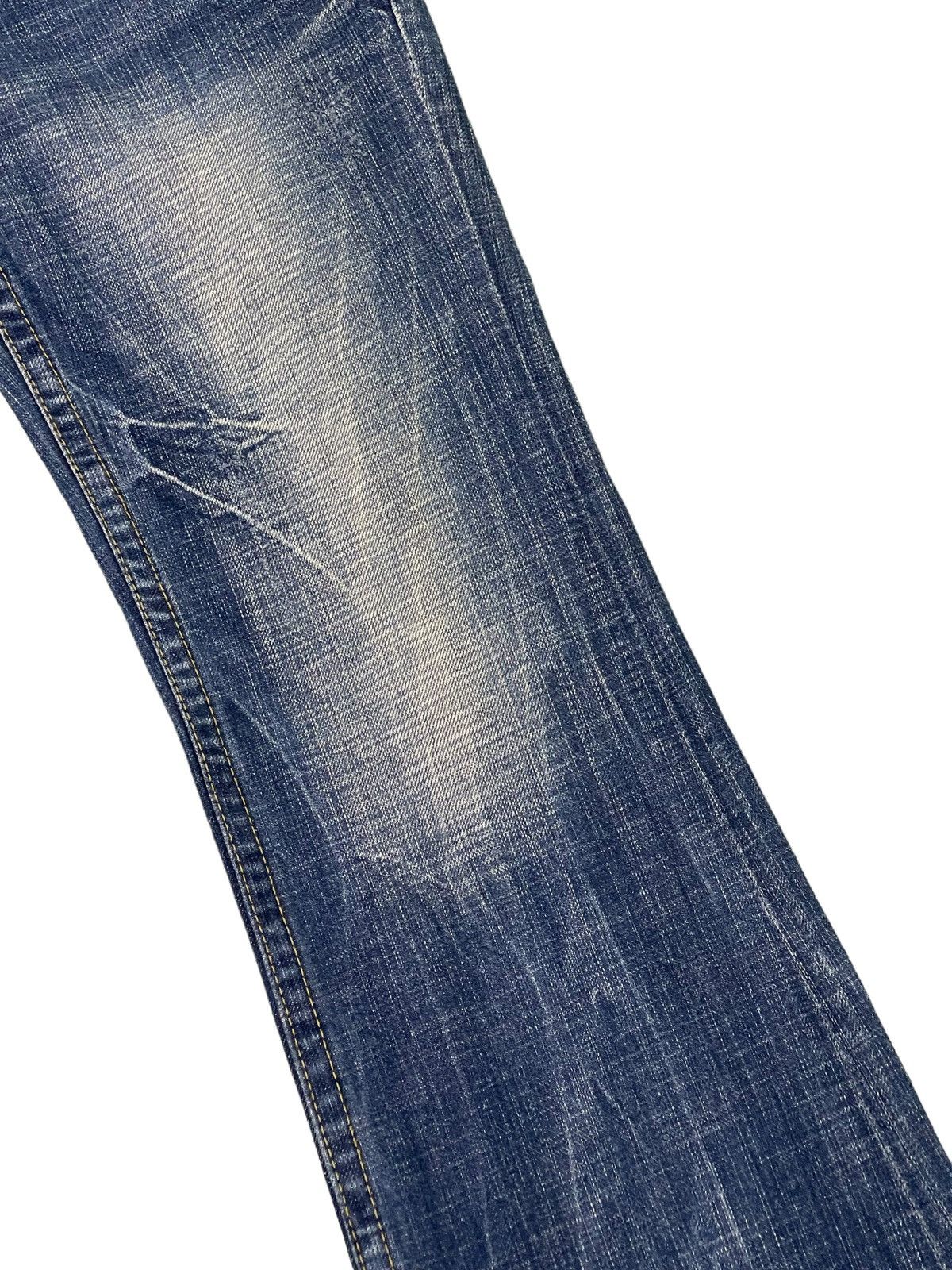 Japanese Brand Flare Jeans Lolitas Acid Wash Low Rise Boot Cut 3🟦8 Size US 29 - 7 Thumbnail