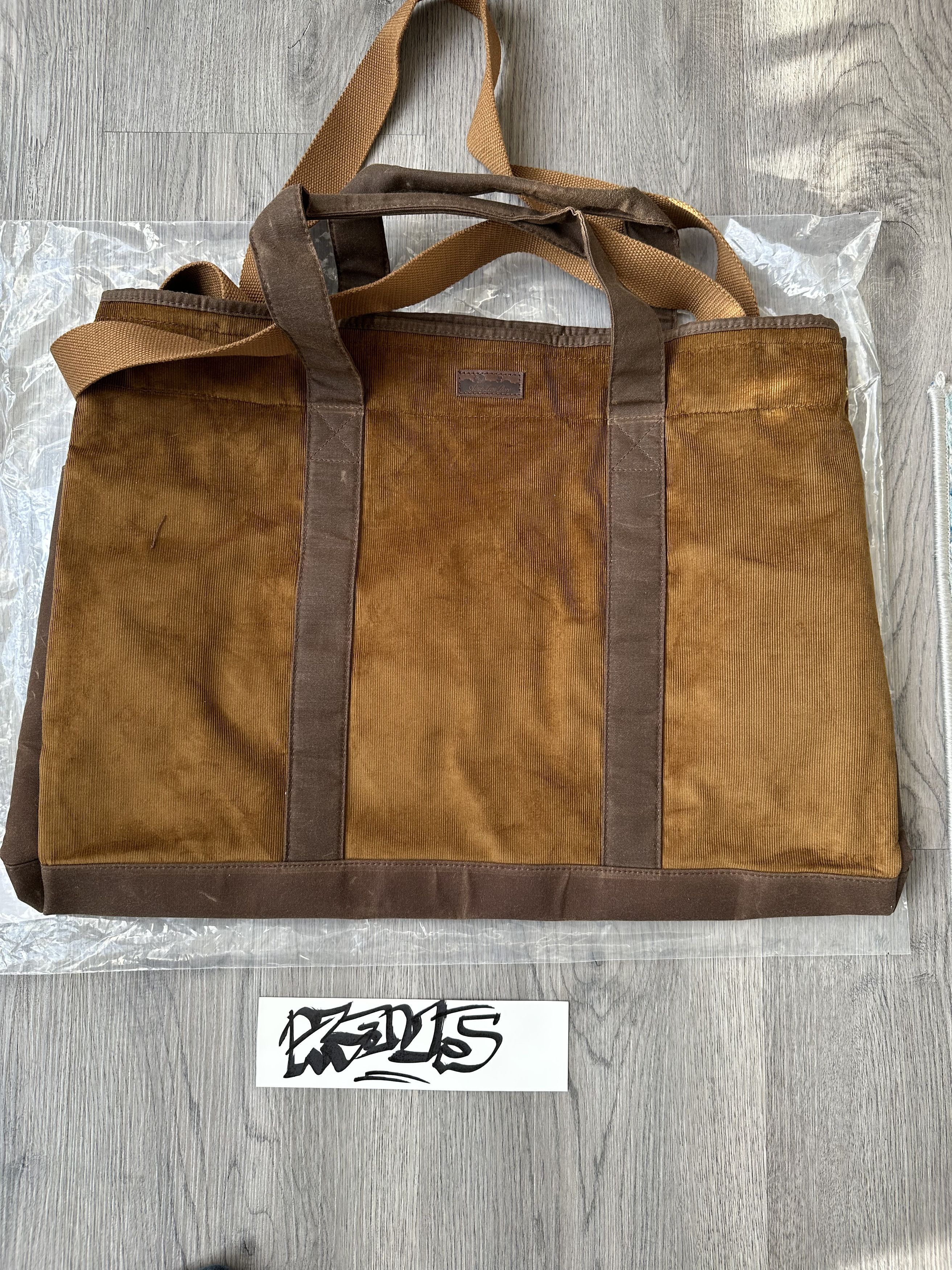 Aime Leon Dore ALD Micro Cord Weekender Tote Bag Brown | Grailed