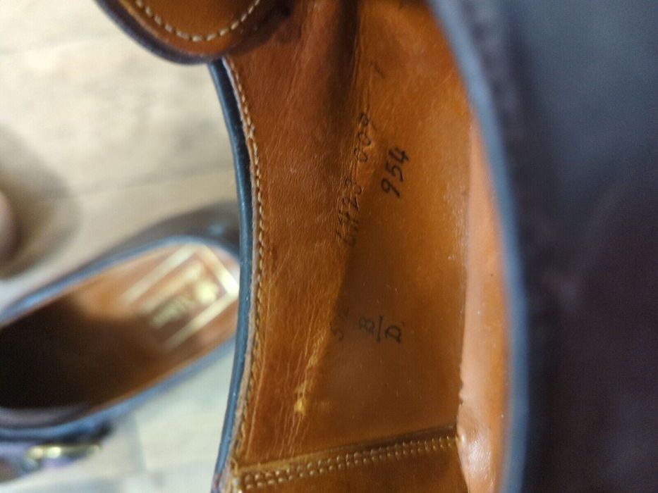 Alden Alden Shell Cordovan monkstrap 5.5 D fits like 66.5 D Grailed