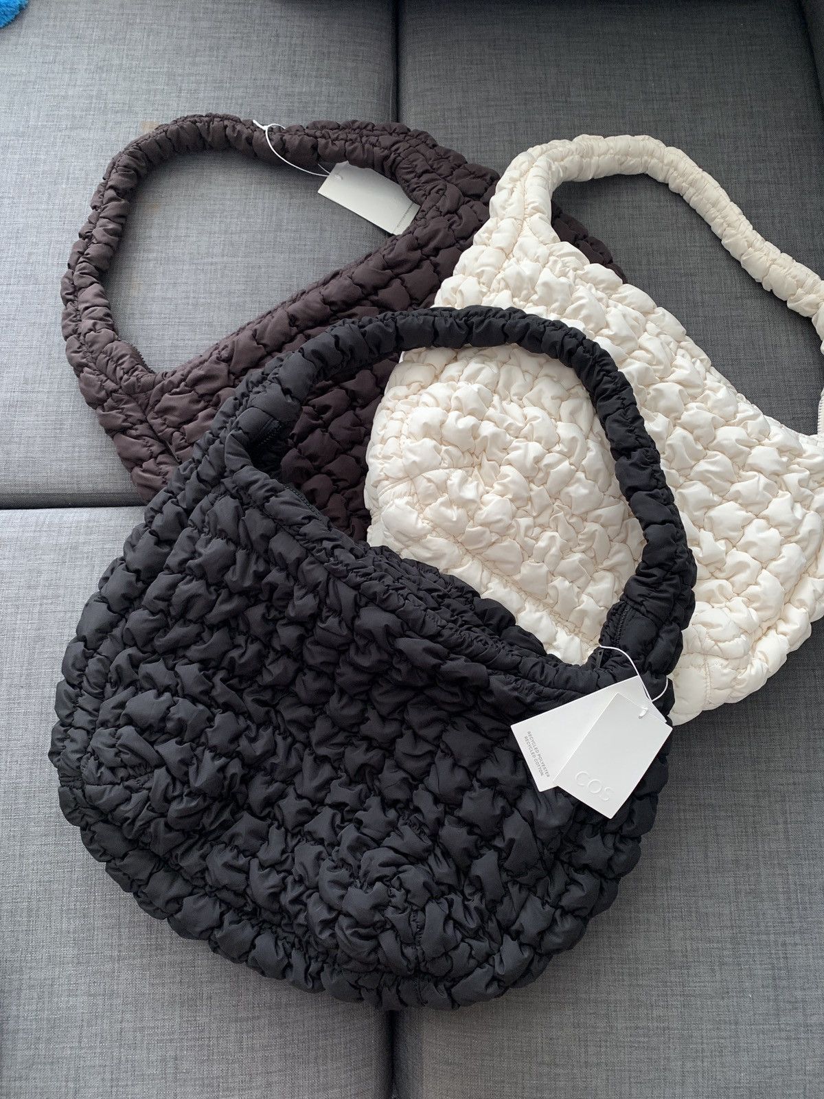 Cos (Black) Cos Quilted Oversized Shoulder Bag | Grailed Cos (Black) Cos Quilted Oversized Shoulder Bag | Grailed