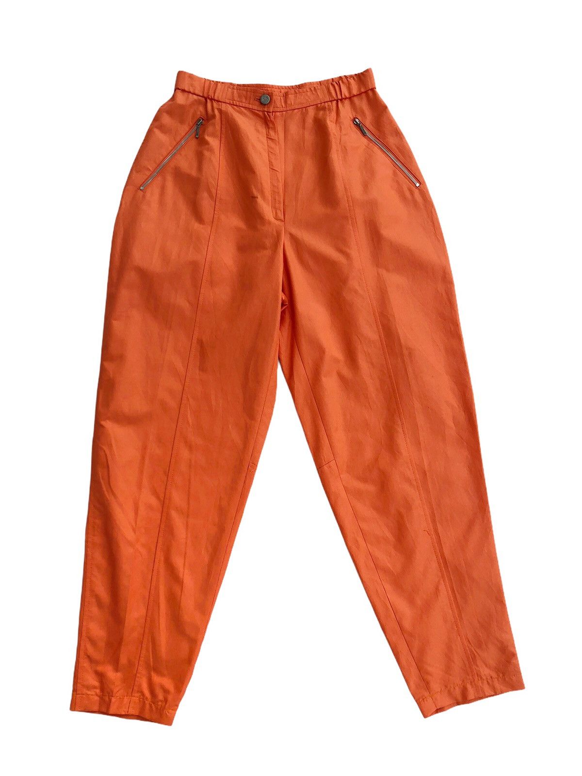 image of Vintage Givy High Waist Baggy Pants in Orange, Men's (Size 26)