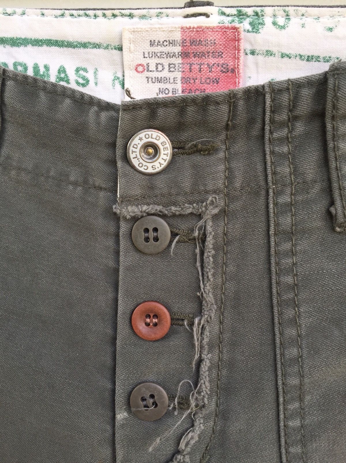 Japanese Brand Japanese Brand Old Betty’s Green Fatigue Pant Kapital Style Size US 29 - 7 Thumbnail