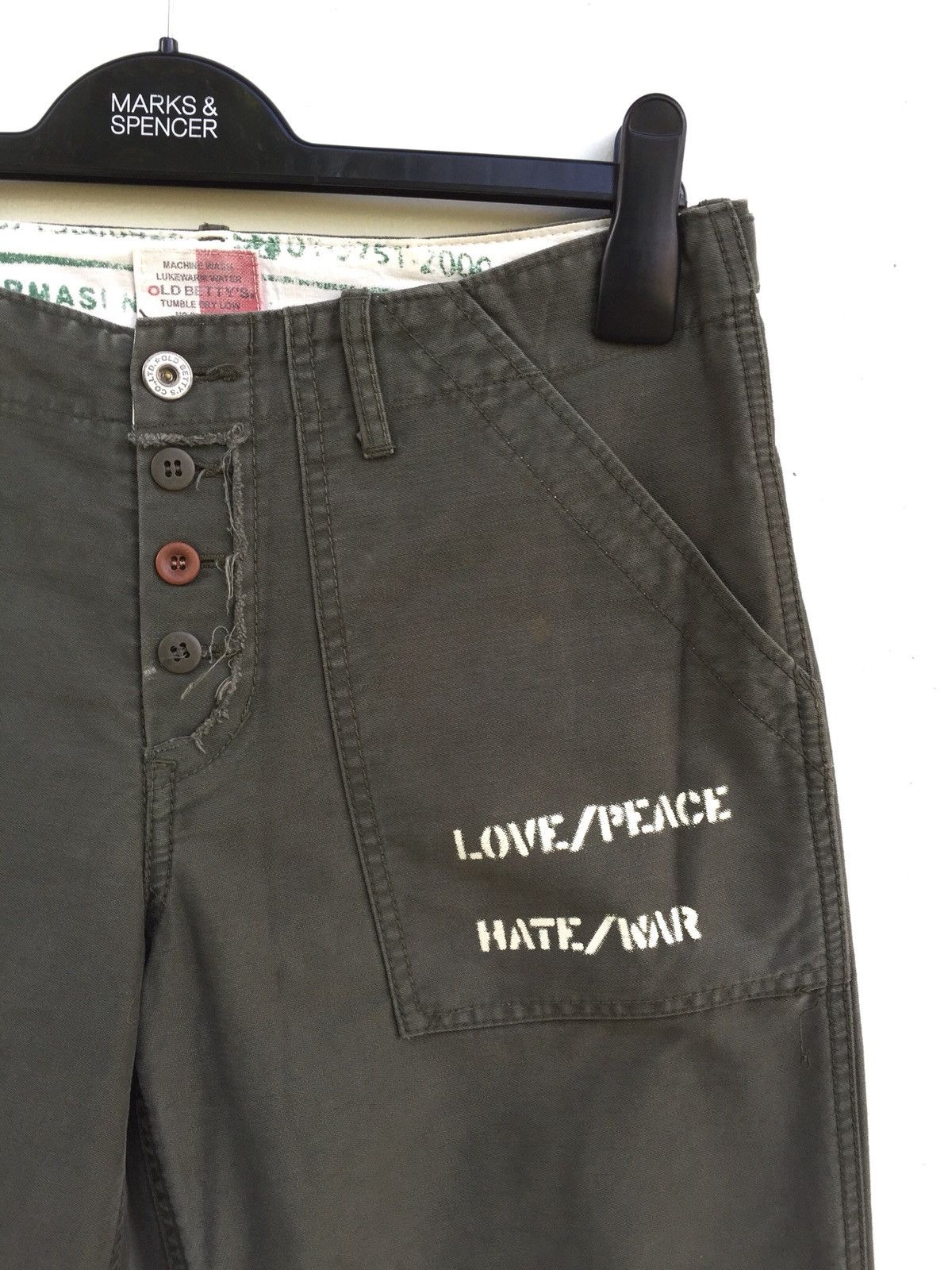 Japanese Brand Japanese Brand Old Betty’s Green Fatigue Pant Kapital Style Size US 29 - 3 Thumbnail