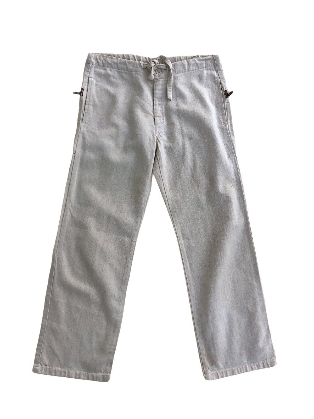 URBAN RESEARCH DOORS Urban Research Canvas Cotton Pants Zipper Pocket Size US 29 - 1 Thumbnail