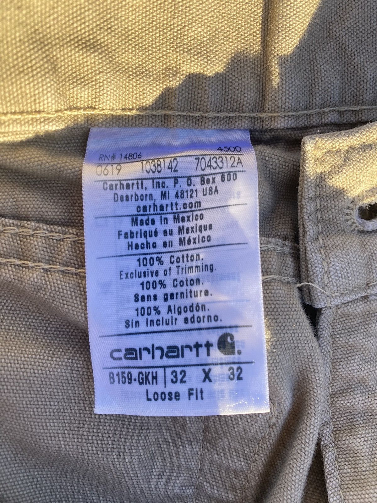 Carhartt Loose Fit Canvas Carpenter Pant Size US 32 / EU 48 - 8 Thumbnail