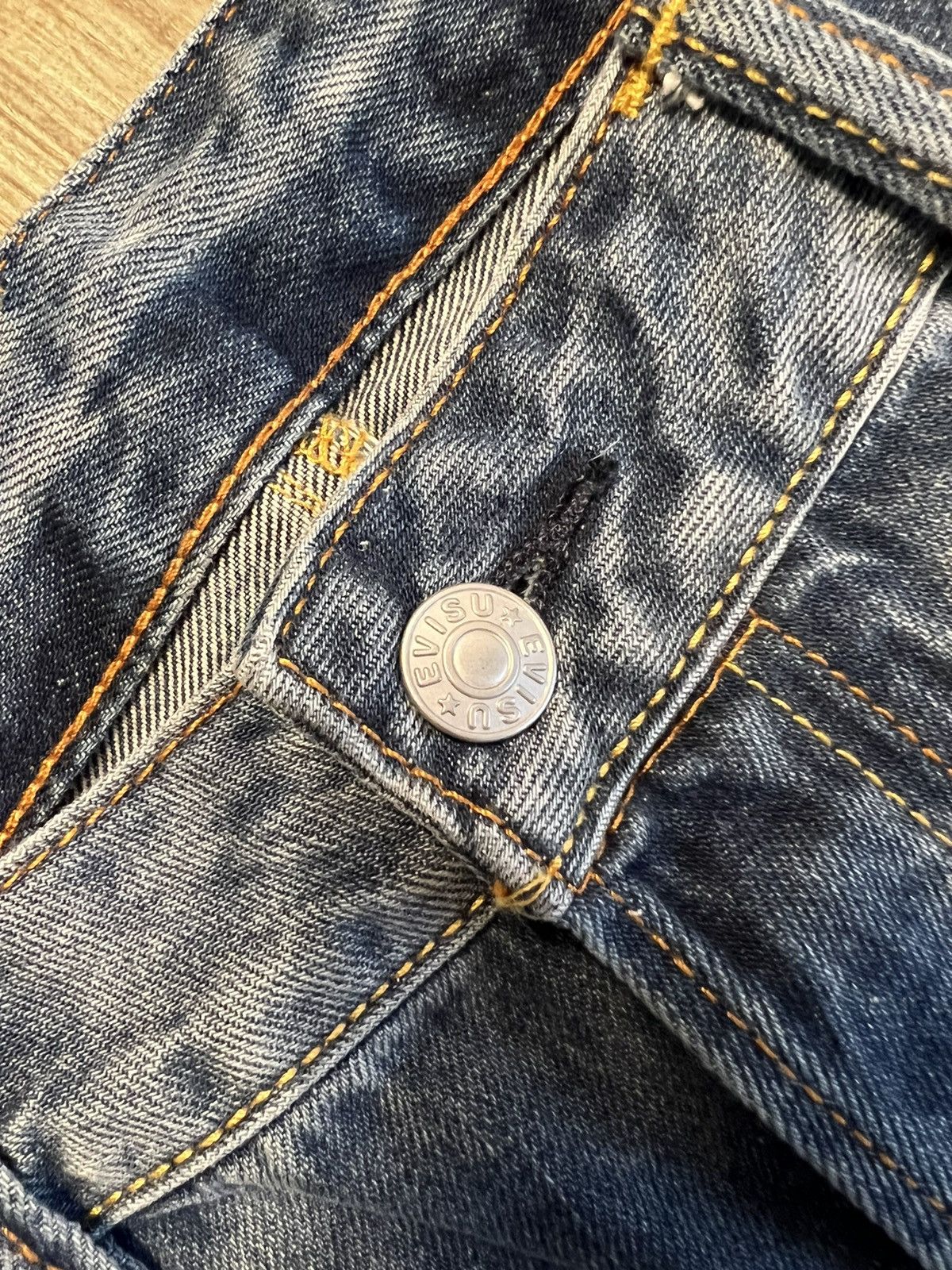 Ev Bravado × Evisu Evisu x Bravado Daicock Carrot Fit Denim Jean #2017 Size US 38 / EU 54 - 3 Thumbnail