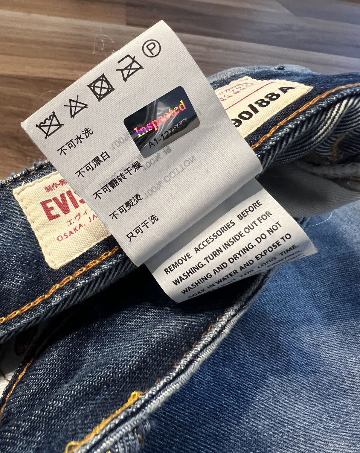 Ev Bravado × Evisu Evisu x Bravado Daicock Carrot Fit Denim Jean #2017 Size US 38 / EU 54 - 6 Thumbnail