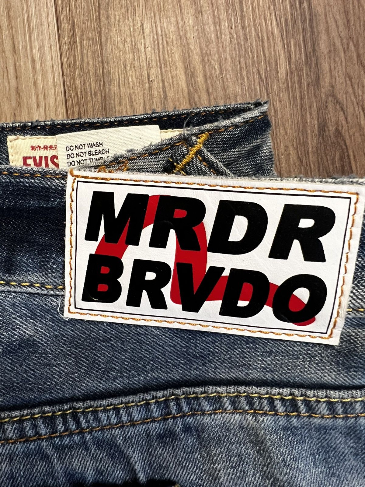 Ev Bravado × Evisu Evisu x Bravado Daicock Carrot Fit Denim Jean #2017 Size US 38 / EU 54 - 4 Thumbnail