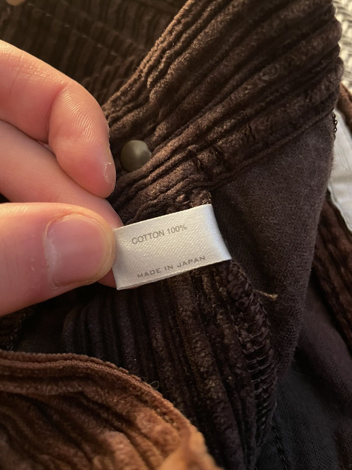 NUMBERNINE CORDUROY PANTS 02AW