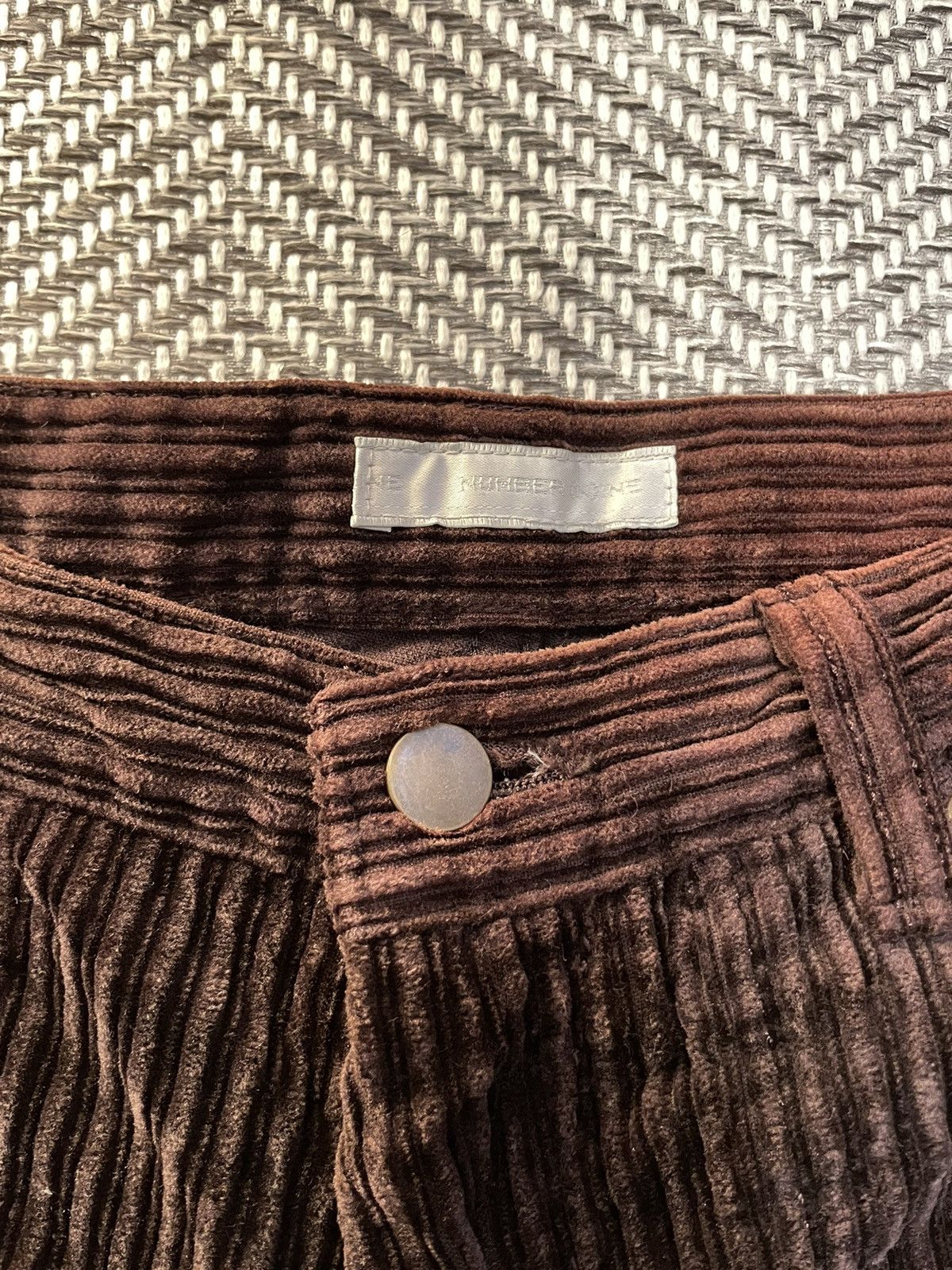 NUMBERNINE CORDUROY PANTS 02AW