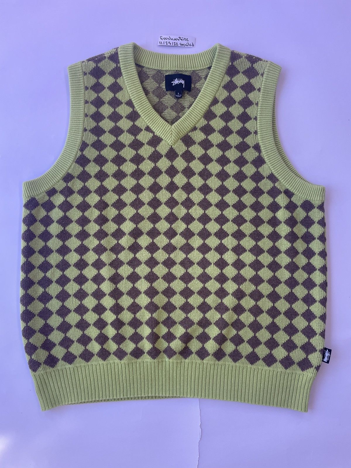 Stussy Sweater Vest | Grailed