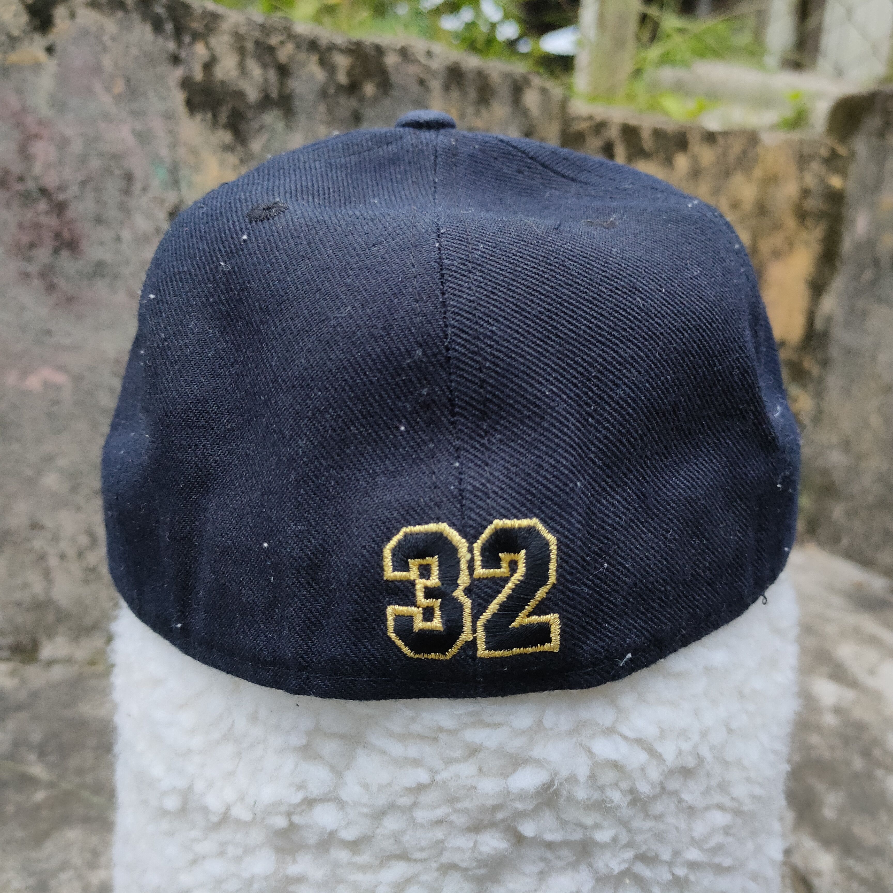Vintage Vintage VON DUTCH Solid Black Full Cap 57CM Size Embroidery Size ONE SIZE - 4 Thumbnail